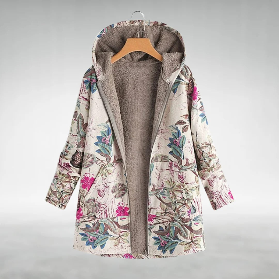 Fleur | Zachte Fleecevest met Bloemenprint