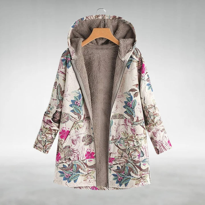 Fleur | Zachte Fleecevest met Bloemenprint