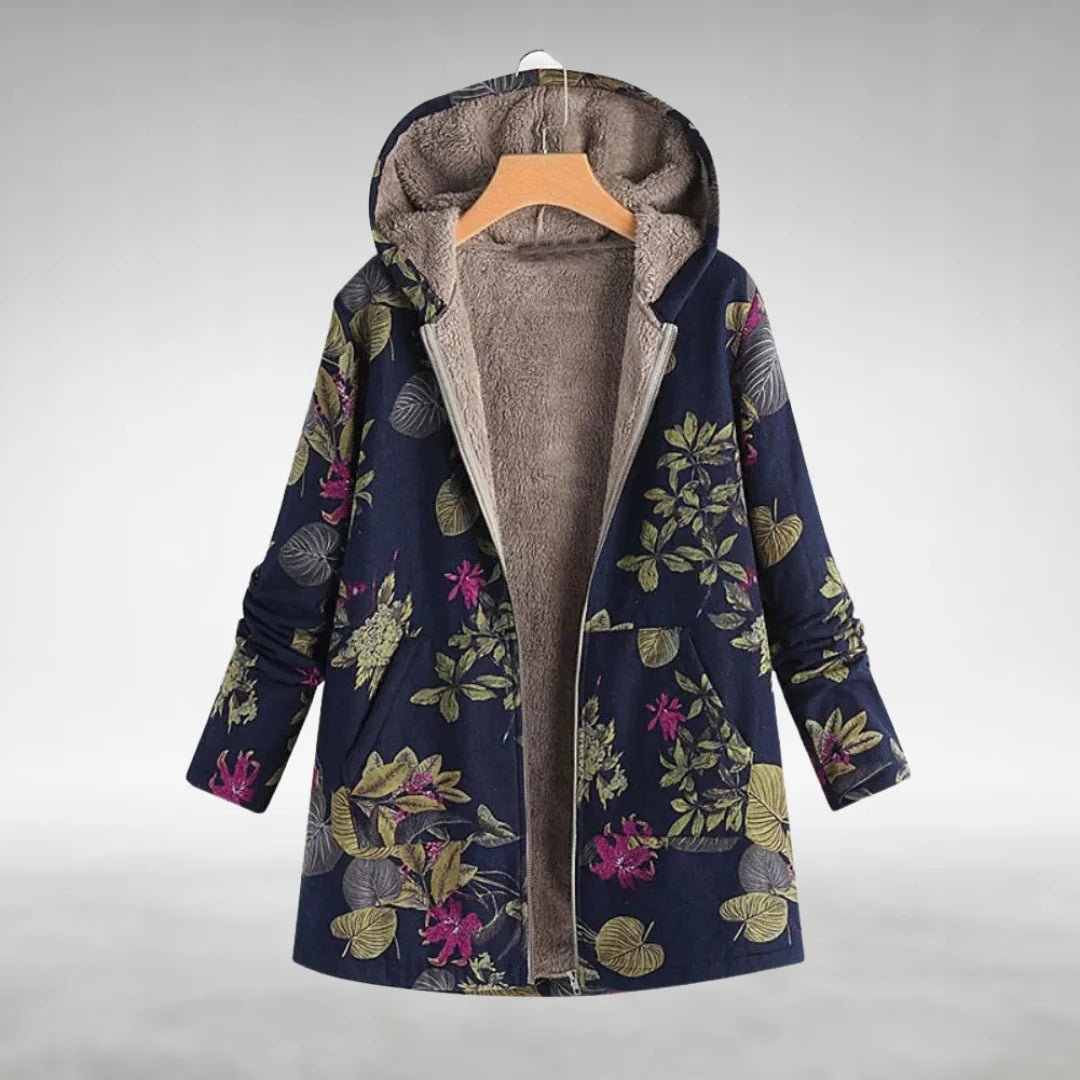 Fleur | Zachte Fleecevest met Bloemenprint