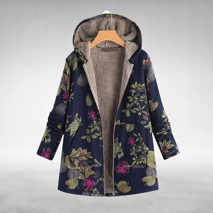 Fleur | Zachte Fleecevest met Bloemenprint