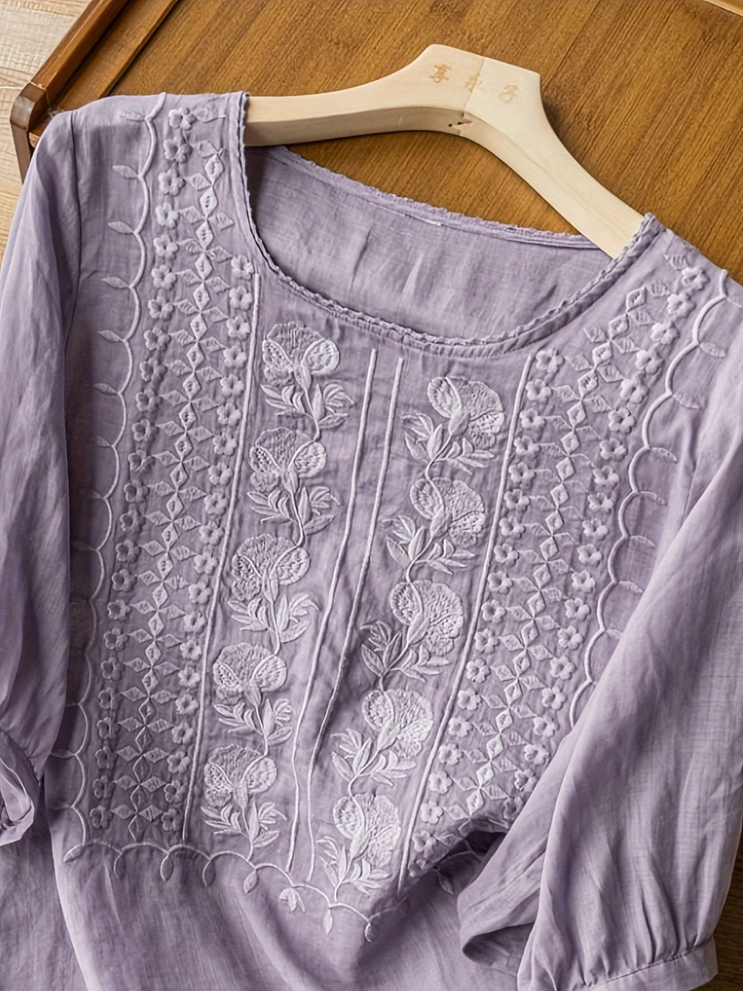 Willemien | Fijn Geborduurde Blouse
