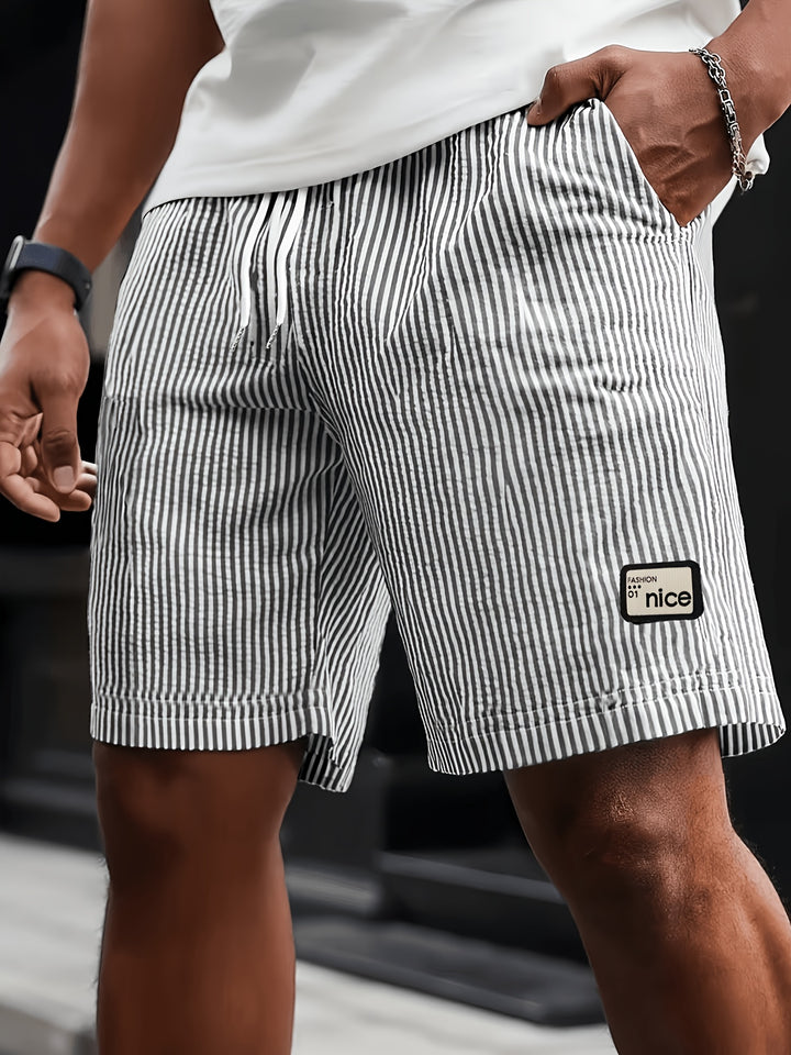 Tobias | Gestreepte Casual Short