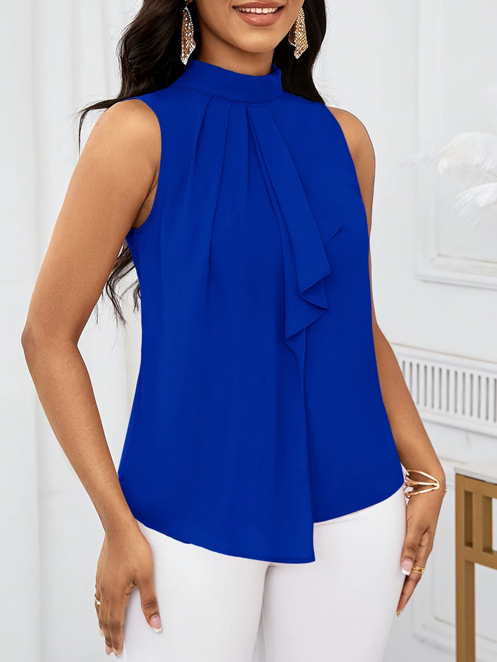 Neeltje | Elegante Mouwloze Top met Striksluiting