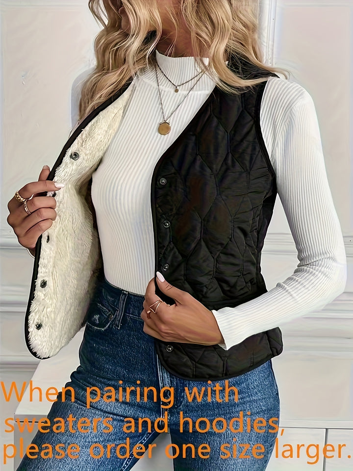 Miranda | Gevoerde Mouwloze Bodywarmer