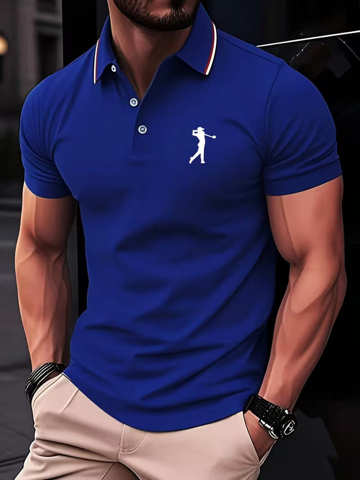 Diederik | Slim Fit Poloshirt met Klassieke Kraag