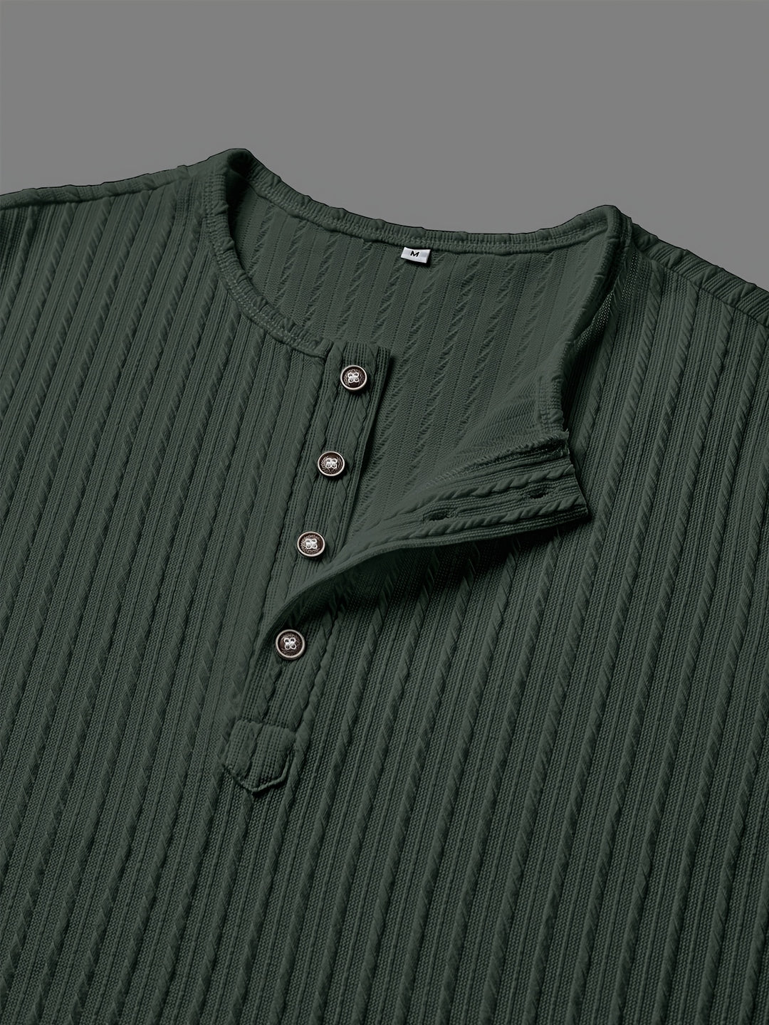 Tijmen | Verfijnde Henley met Structuur