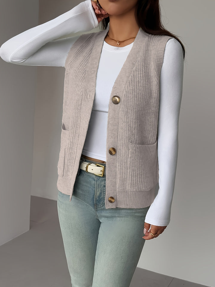 Marga | Verfijnd Mouwloos Gilet