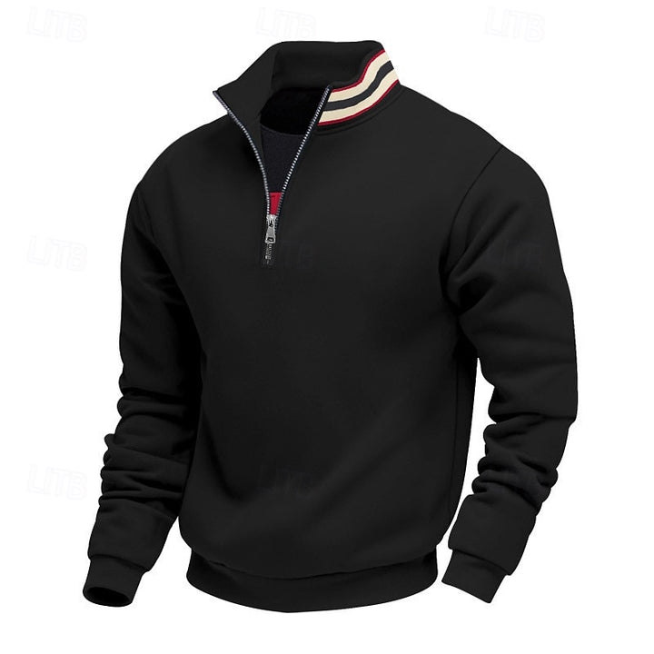 Aldert | Verfijnde Halfrits Sweater