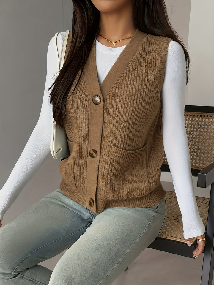 Marga | Verfijnd Mouwloos Gilet