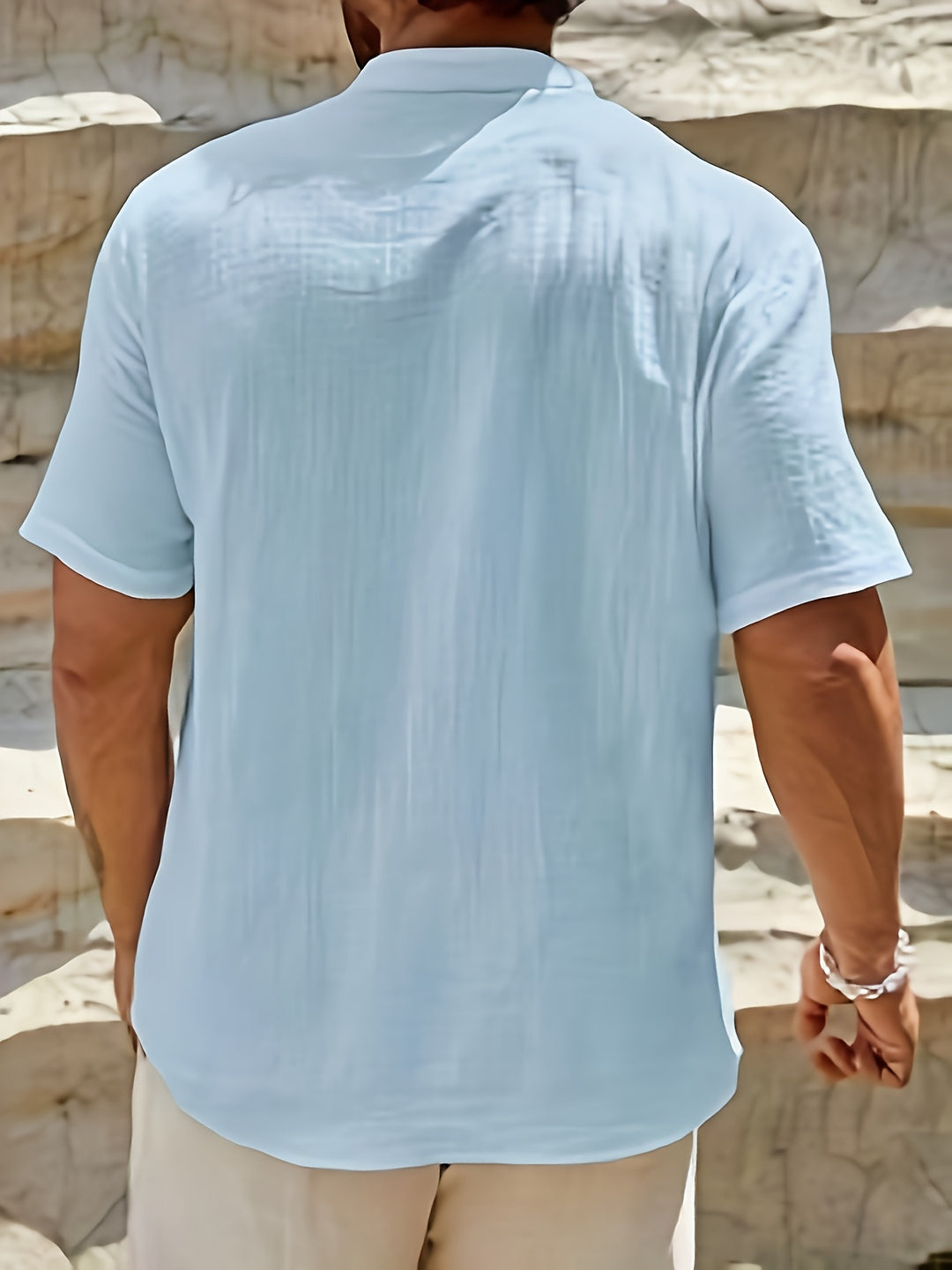 Jasper | Luchtig Henley Shirt