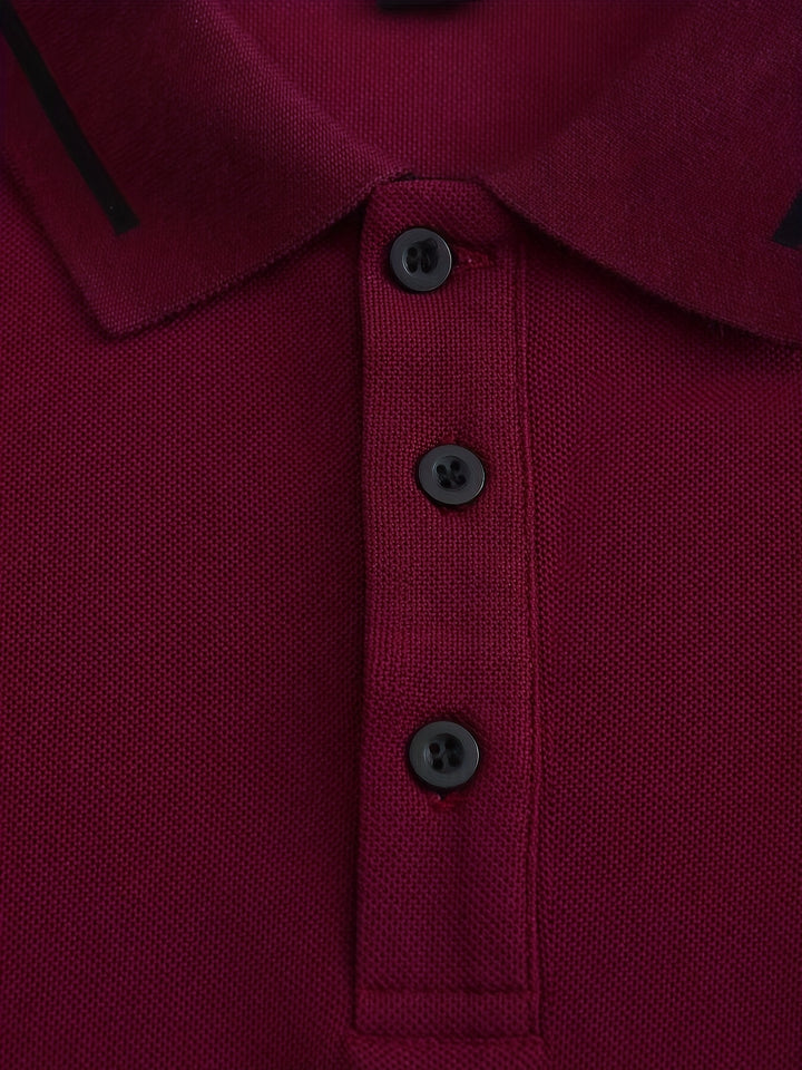 Wim | Verfijnde Poloshirt met Lange Mouwen