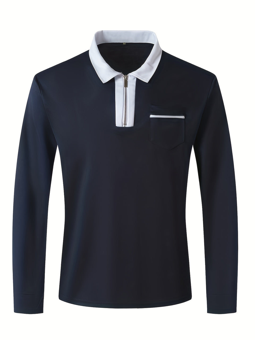 Bauke | Verfijnde Poloshirt met Rits