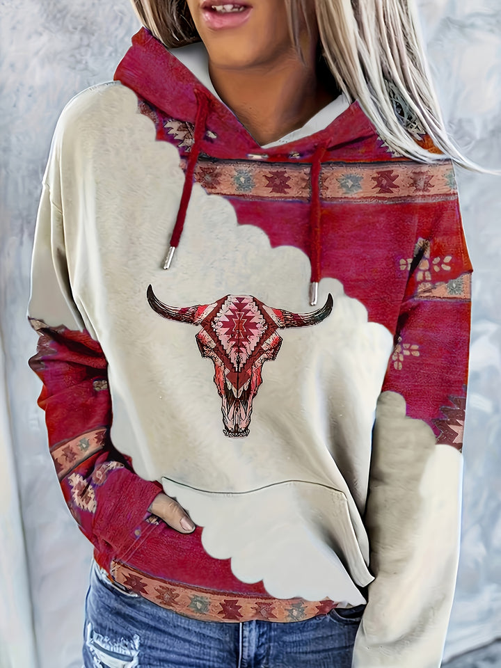 Berber | Warme Hoodie met Bohemien Print