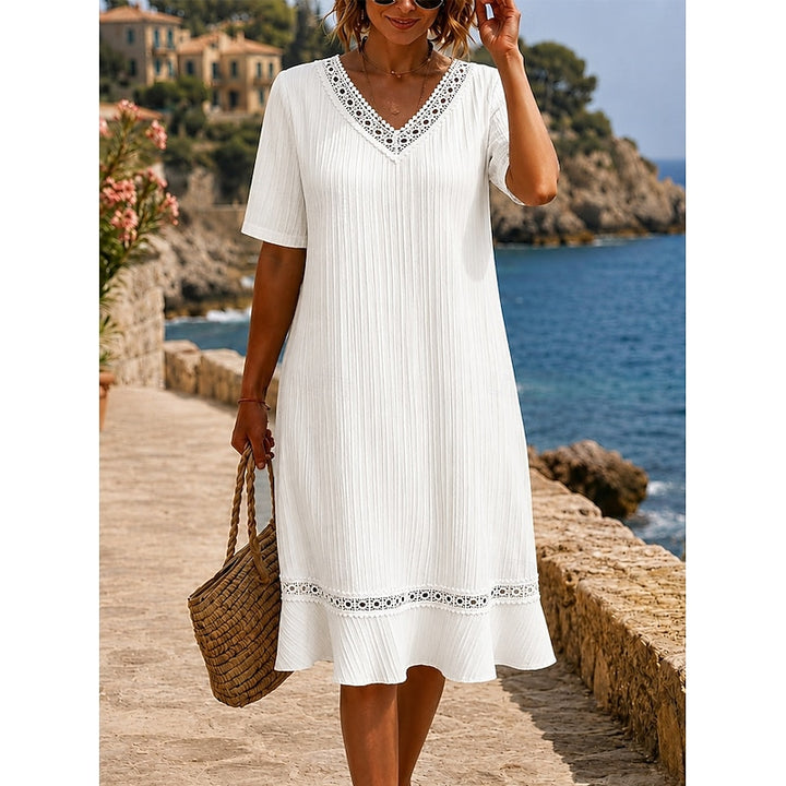 Rianne | Elegante Zomerjurk met Kant