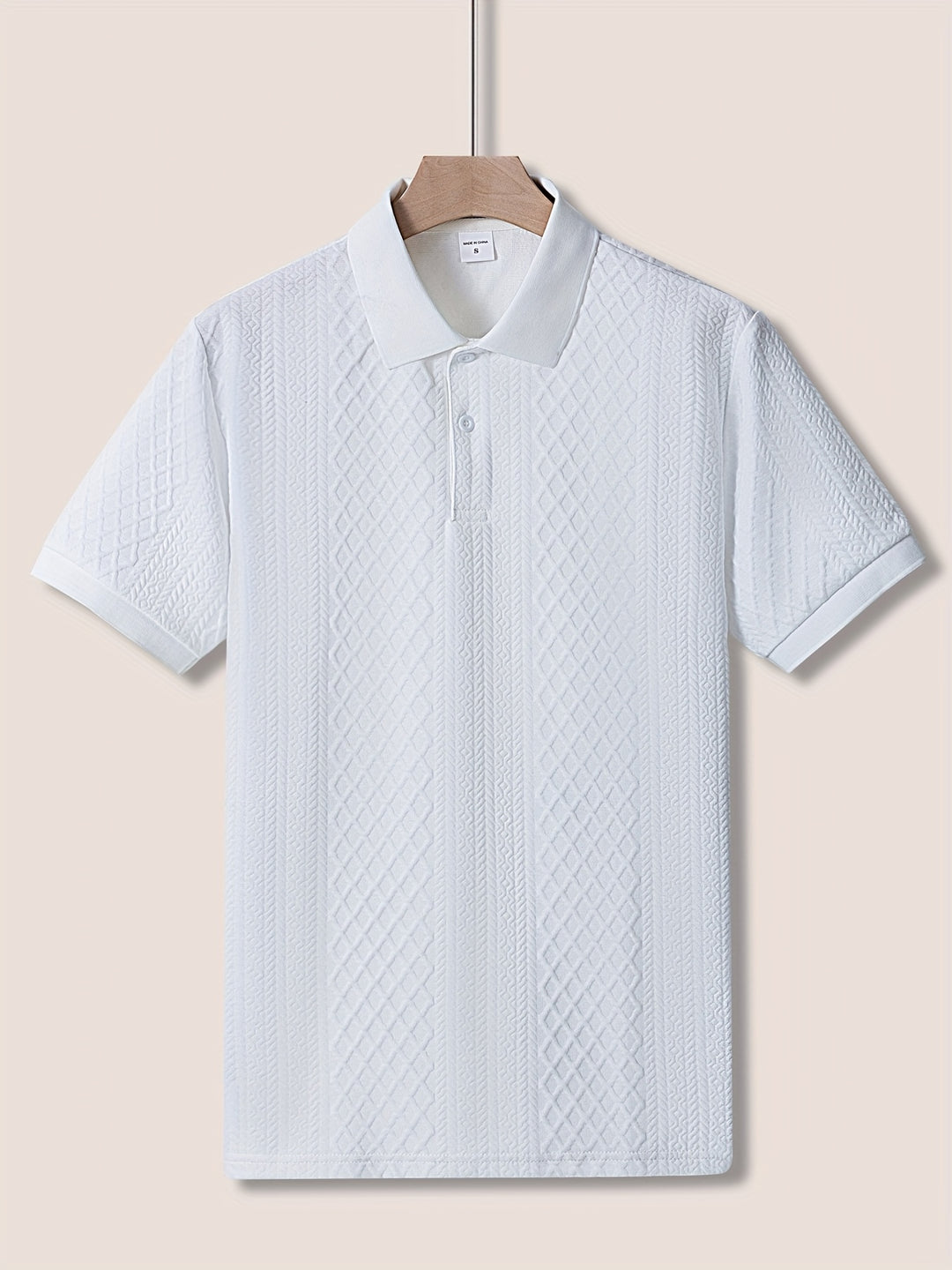 Sietse | Verfijnde Poloshirt met Structuur