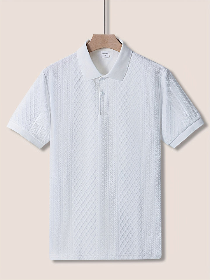 Sietse | Verfijnde Poloshirt met Structuur