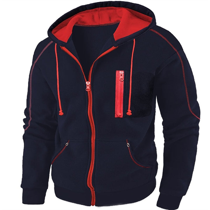 Koen | Sportieve Hoodie met Capuchon en Rits
