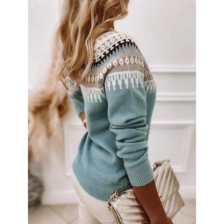 Antje | Warme Jacquard Trui