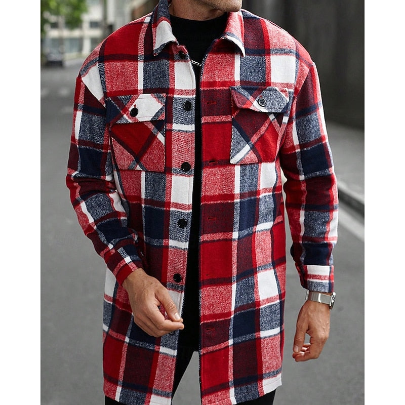 Wolter | Geruite Overshirt