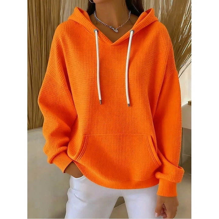 Iris | Comfortabele Wafel Hoodie