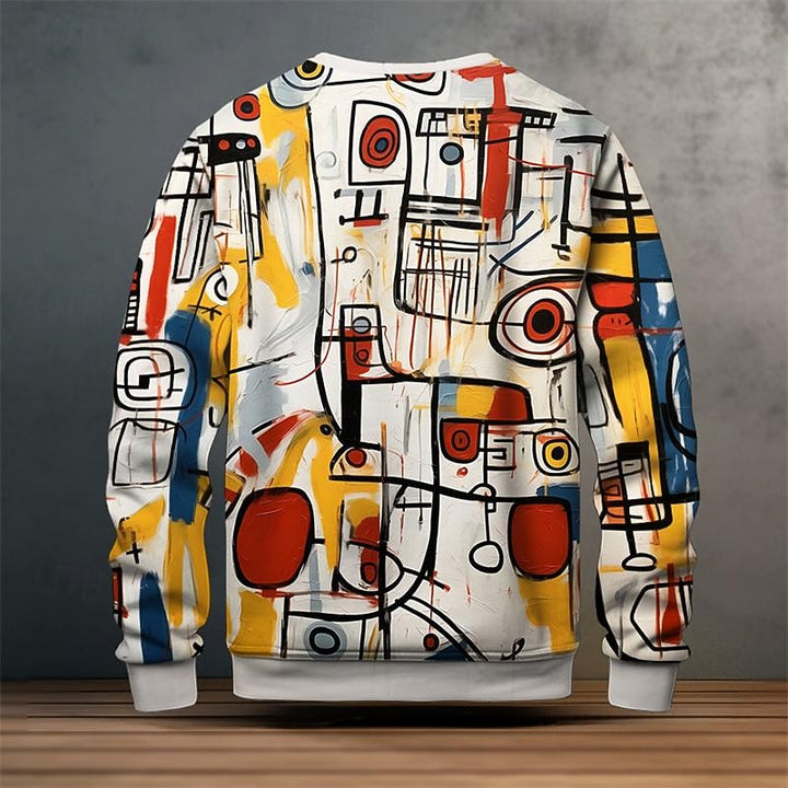 Jurre | Kunstzinnige Sweater met Print