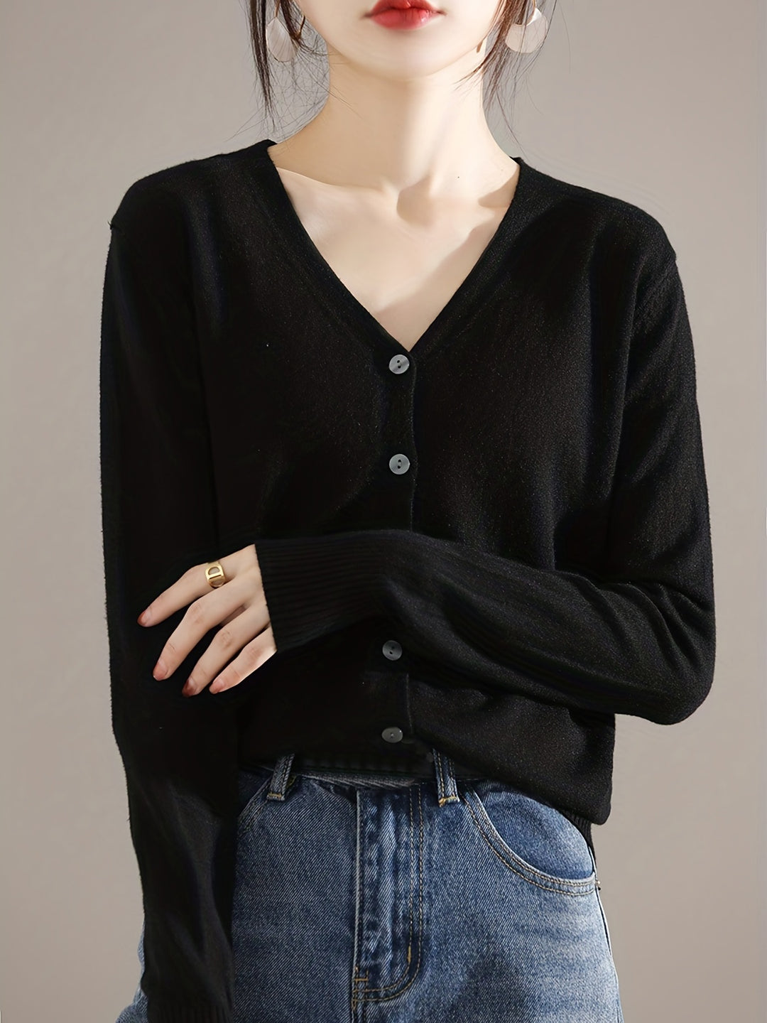 Willemien | Verfijnd Vest met Knoopsluiting