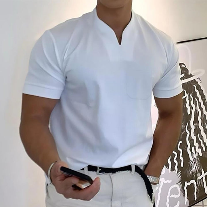 Warrick | Casual Comfortshirt met V-Hals