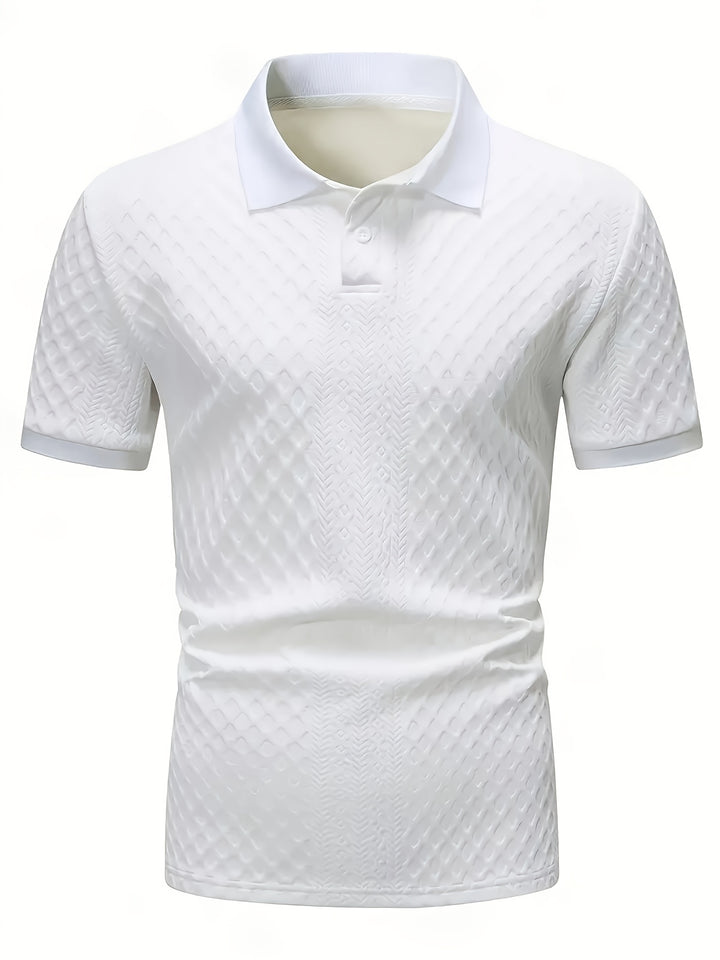 Sietse | Verfijnde Poloshirt met Structuur