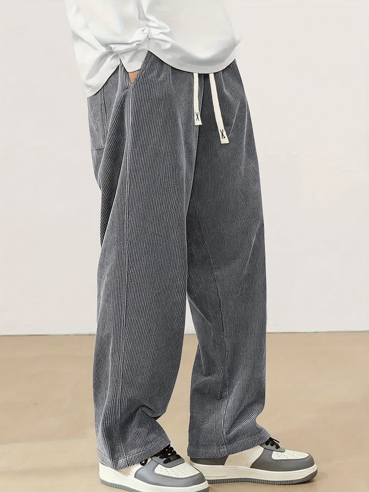 Jelmer | Comfortabele Broek met Rechte Pijp