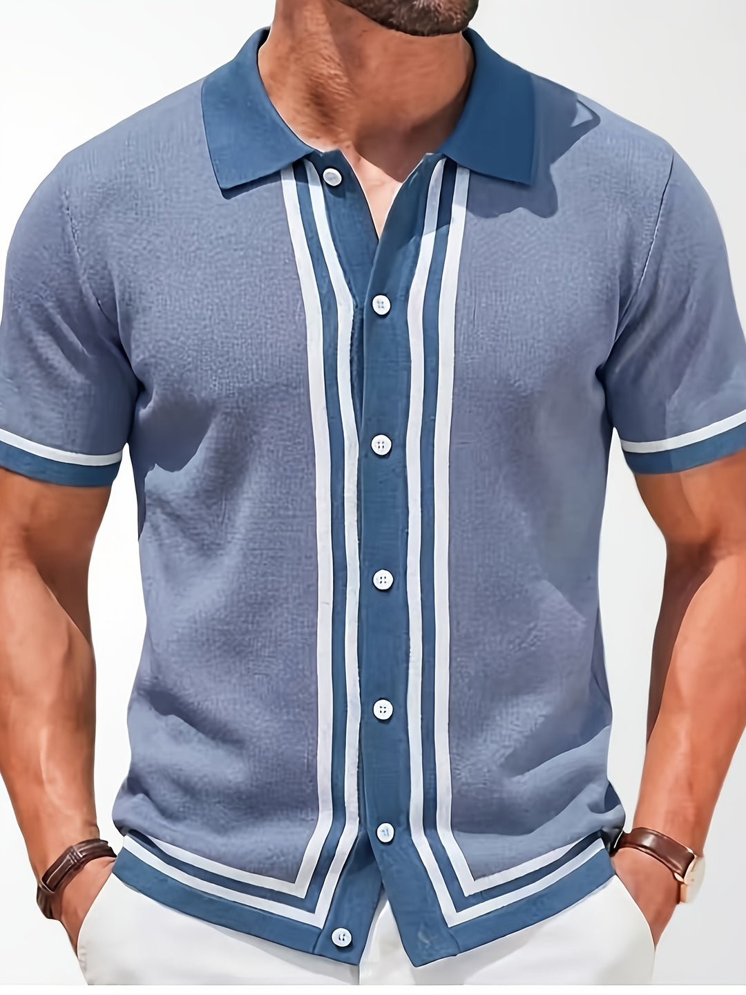 Arjen | Klassiek Gestreept Poloshirt