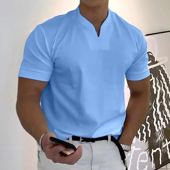 Warrick | Casual Comfortshirt met V-Hals