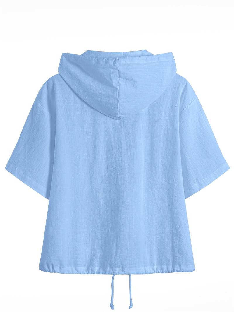 Rosalie | Luchtig Hooded Jack met Rits