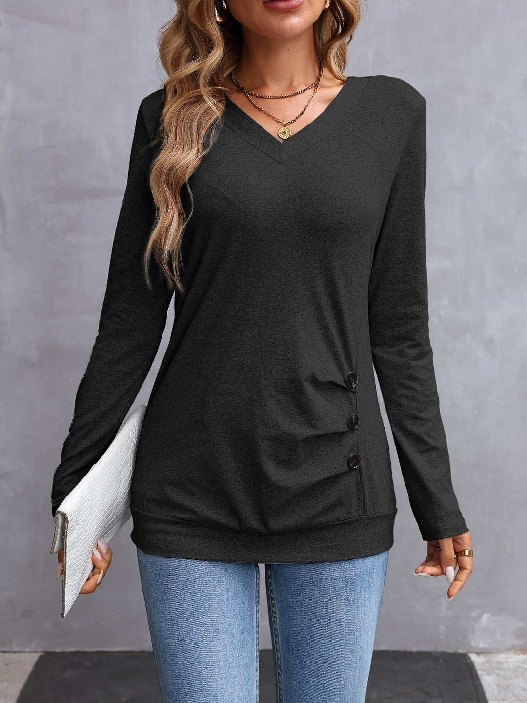Diana | Elegante V-Hals Tuniek