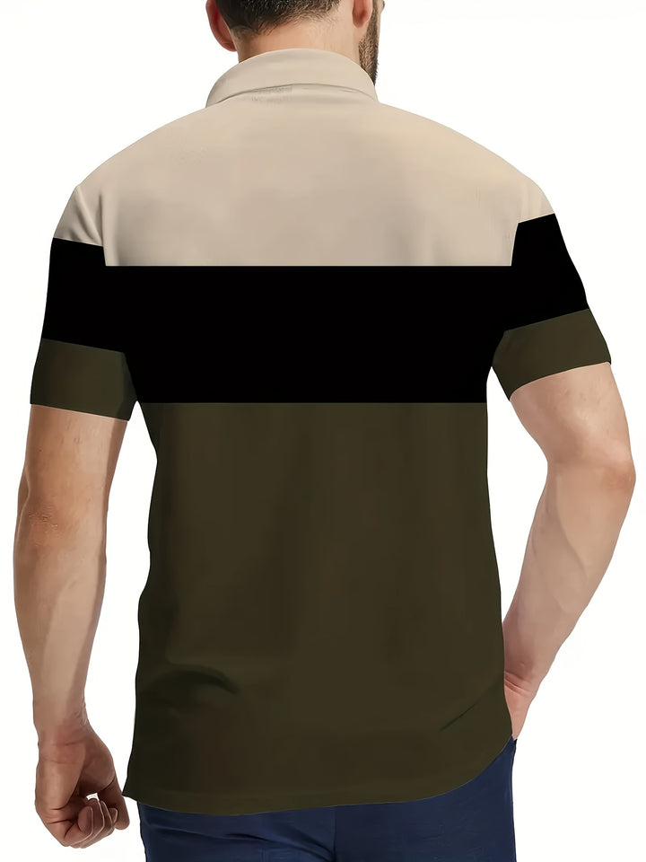 Niels | Klassiek Kleurblok Poloshirt