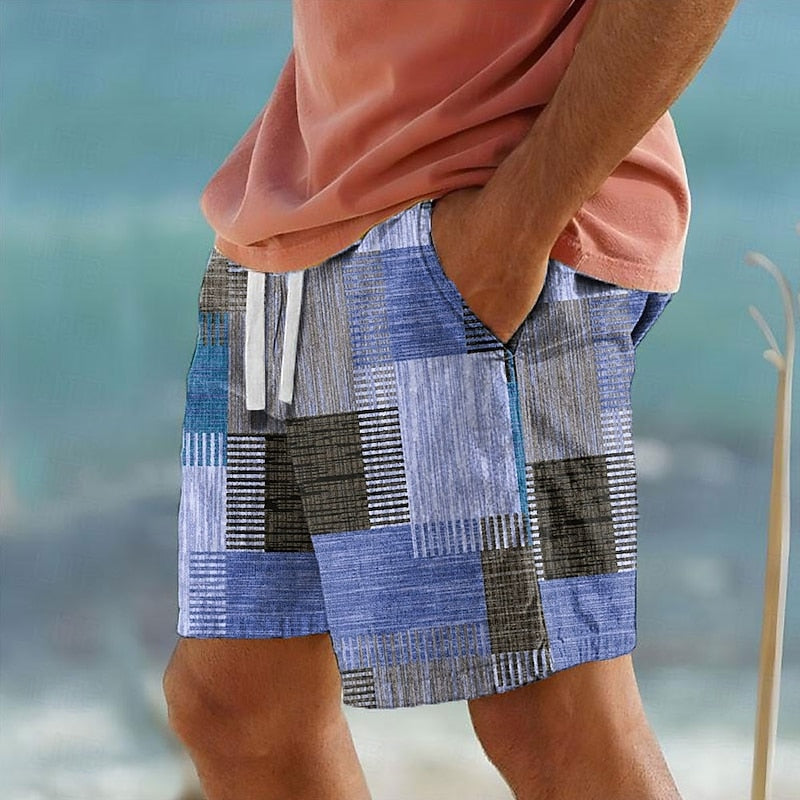 Jort | Comfortabele Zwemshort met Ruitmotief