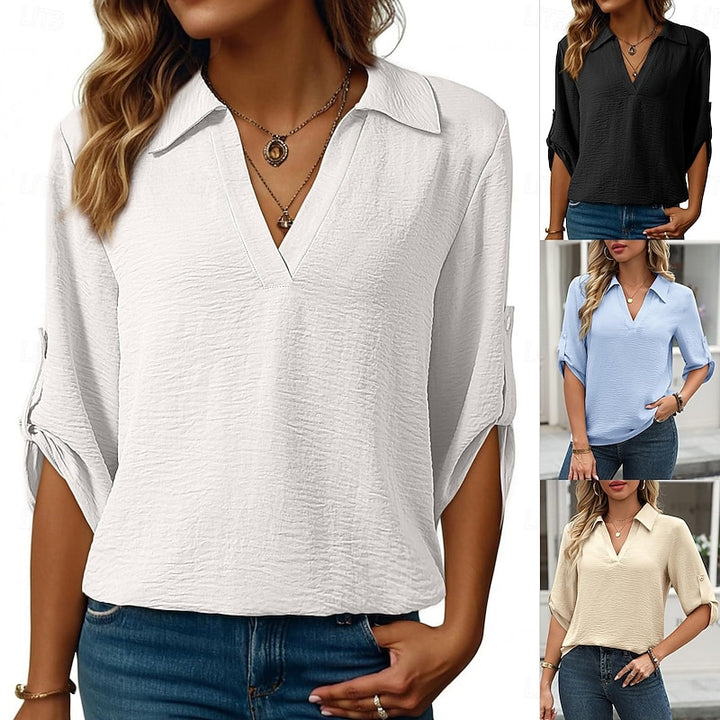 Esther | Elegante Blouse met V-hals