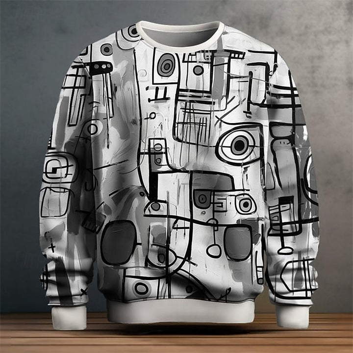 Jurre | Kunstzinnige Sweater met Print
