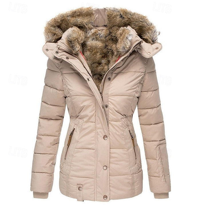 Gonneke | Warme Winterparka met Zachte Bontkraag