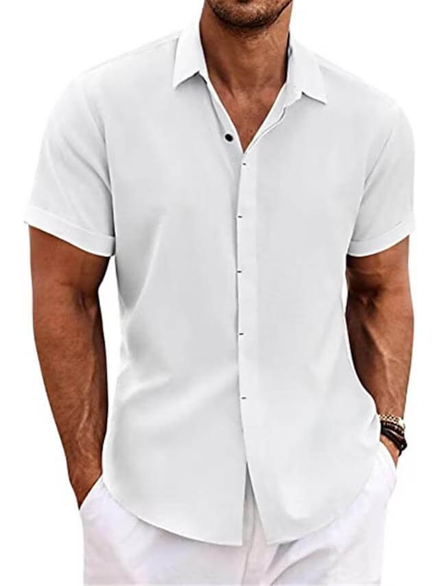 Lars | Ademend Slim-Fit Zomershirt