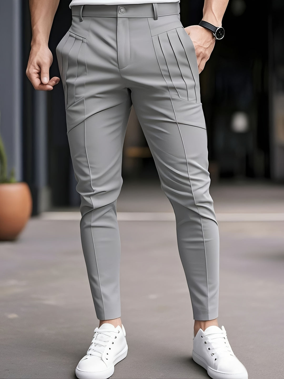 Twan | Verfijnde Slim-Fit Pantalon