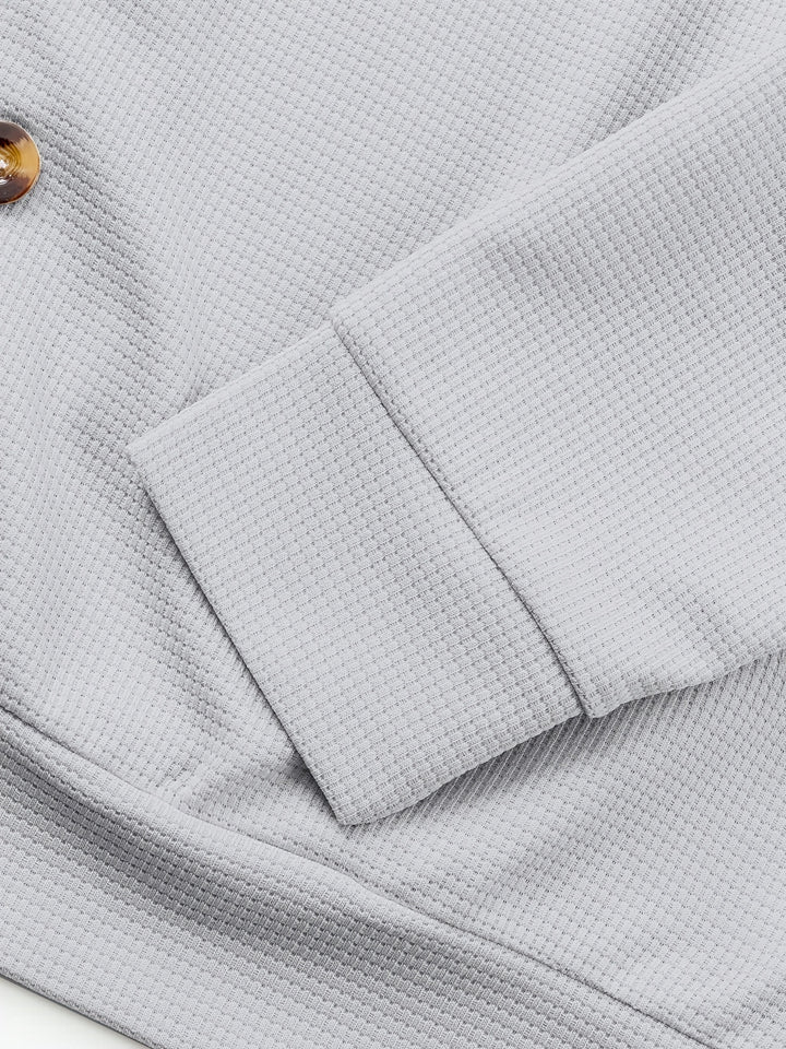 Ewald | Verfijnd Getextureerd Overshirt