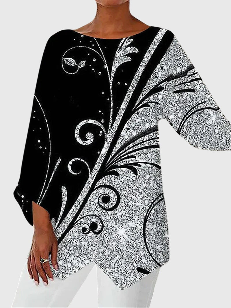 Hetty | Verfijnde Vlinderprint Top