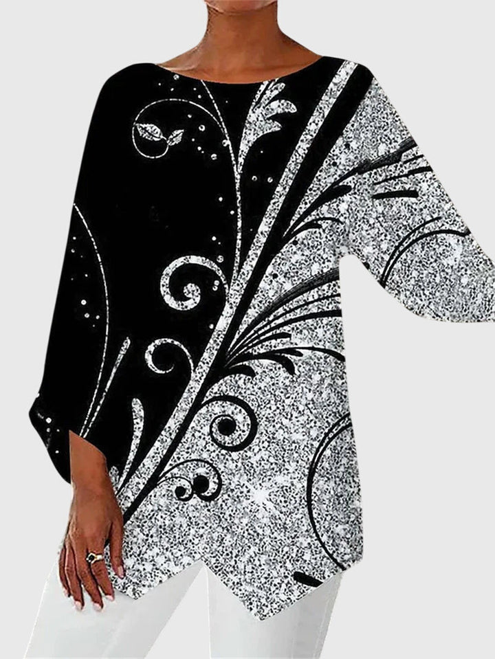 Hetty | Verfijnde Vlinderprint Top