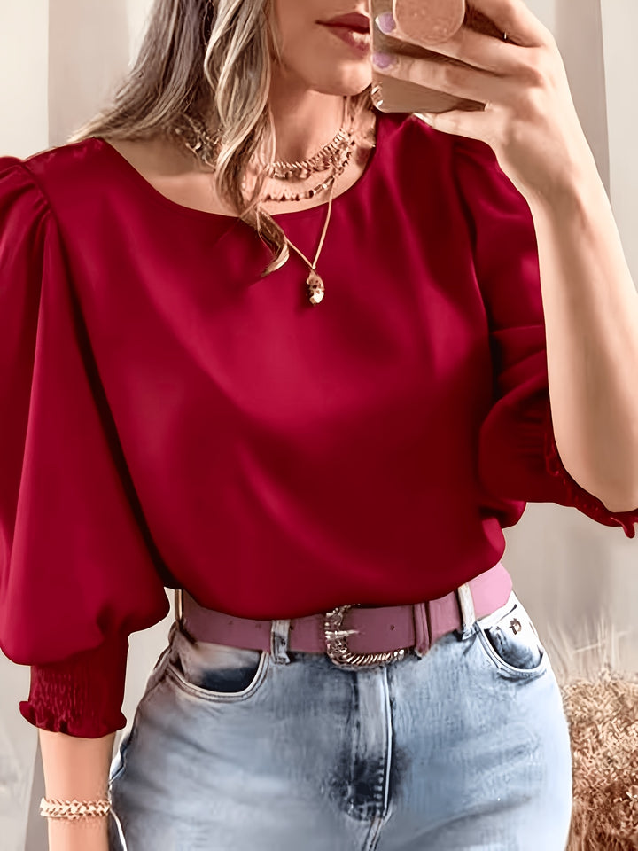 Mariëlle | Elegante Blouse met Pofmouwen