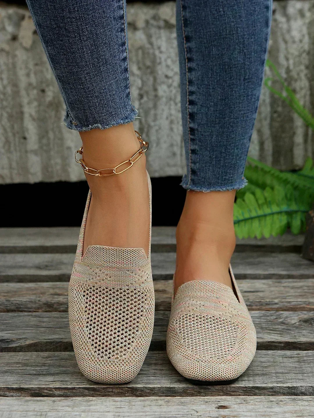 Lieke | Comfortabele Gebreide Loafers