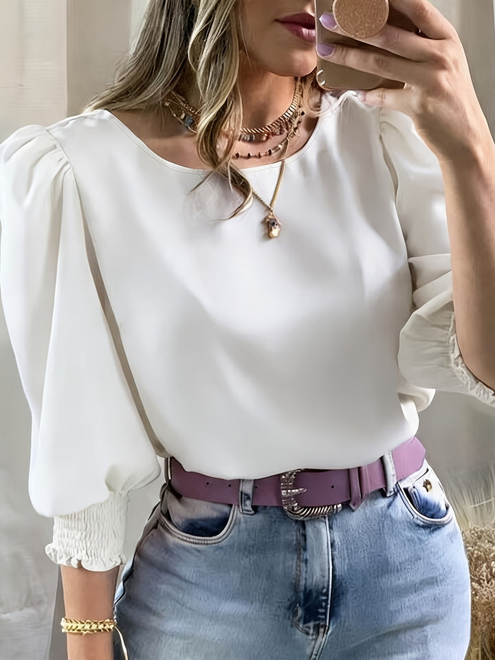 Mariëlle | Elegante Blouse met Pofmouwen