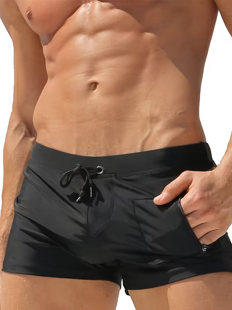 Hendrik | Comfortabele Zwemboxer met Trekkoord
