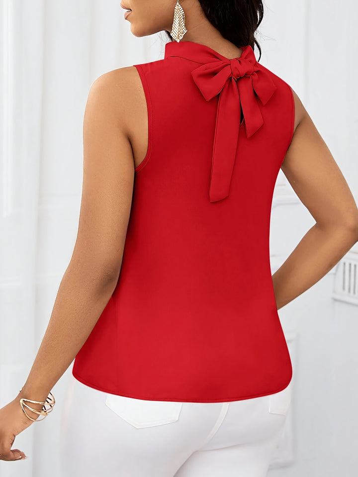 Neeltje | Elegante Mouwloze Top met Striksluiting