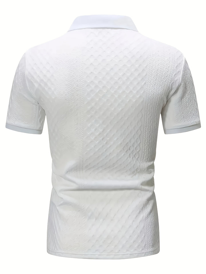 Sietse | Verfijnde Poloshirt met Structuur