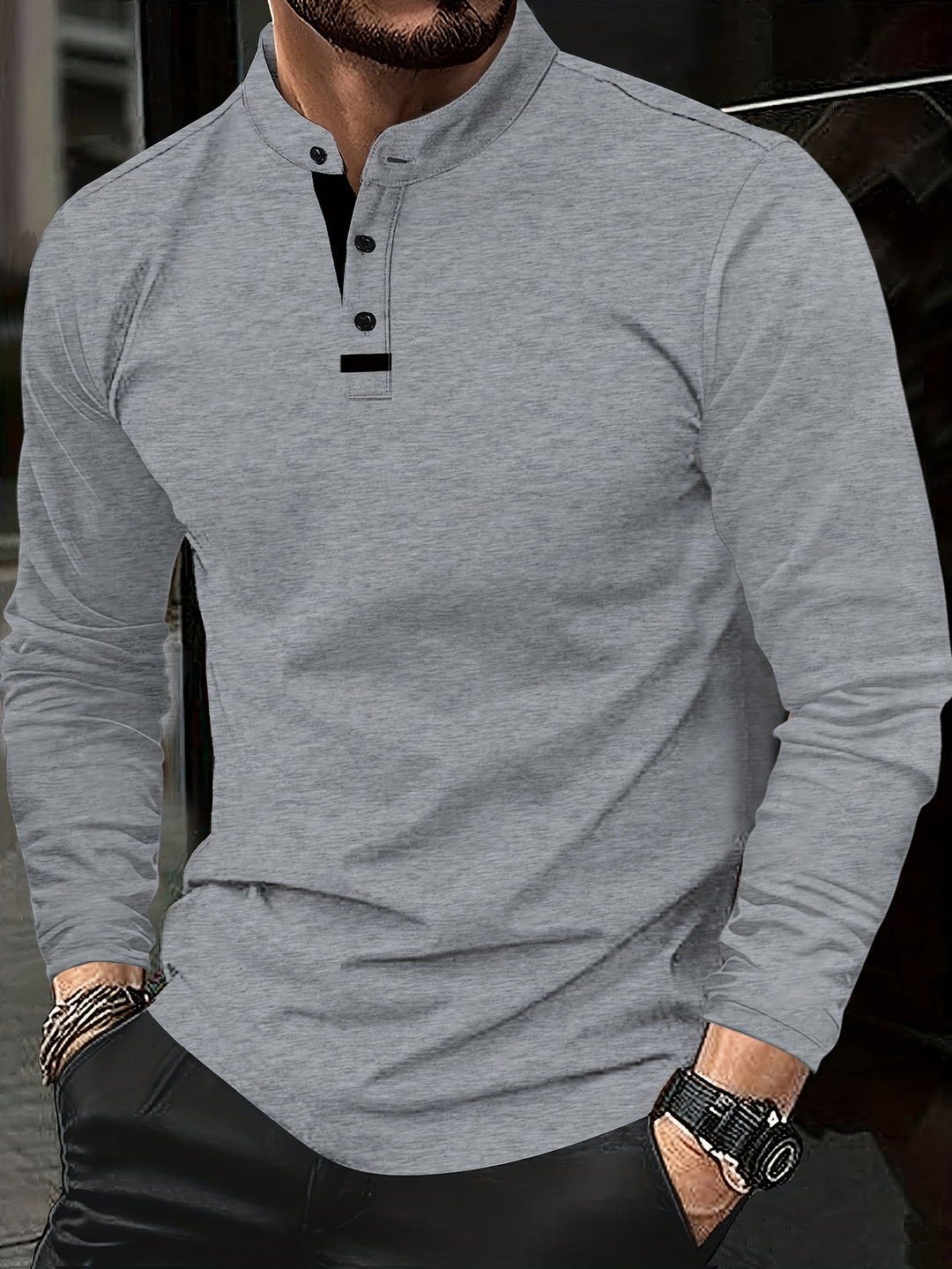 Victor | Verfijnd Shirt met Knoopsluiting